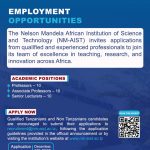 Employment Opportunities at NM-AIST